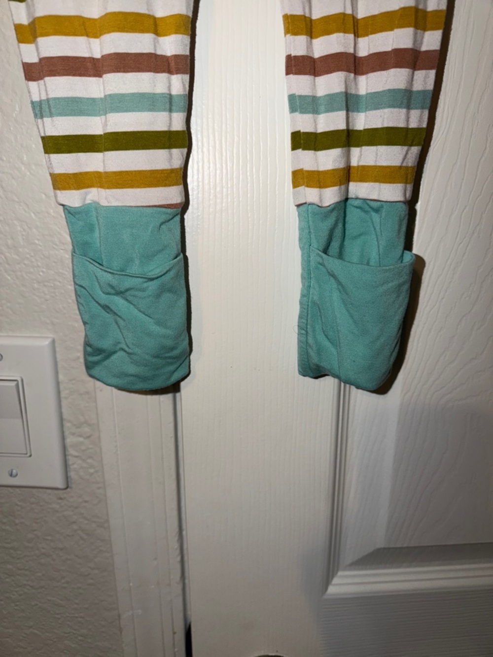 Emerson and Friends Convertible Pajamas - Spring Stripes - Picture 5 of 8